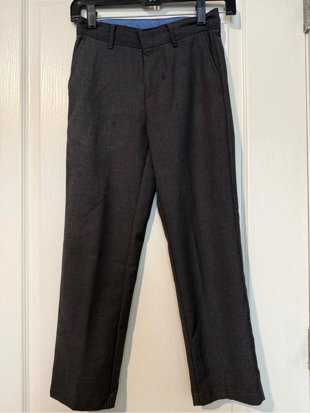 IZOD Boys 2-Piece Suit – Blazer Size 10 / Pants Size 8 – Charcoal Gray